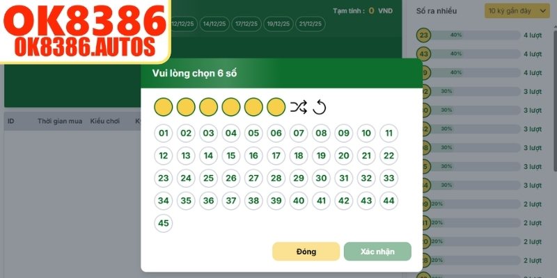 Chọn tham gia Vietllot