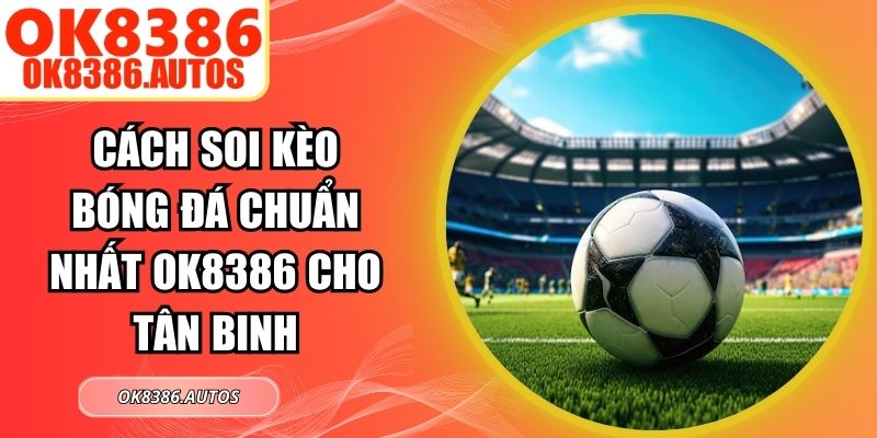 Cách Soi Kèo Bóng Đá Chuẩn Nhất OK8386 Cho Tân Binh